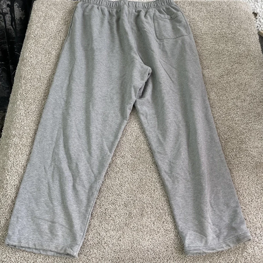 Y2K Nike Sportswear Sweatpants Mens 3XL Gray French Terry Elastic Waist Pockets